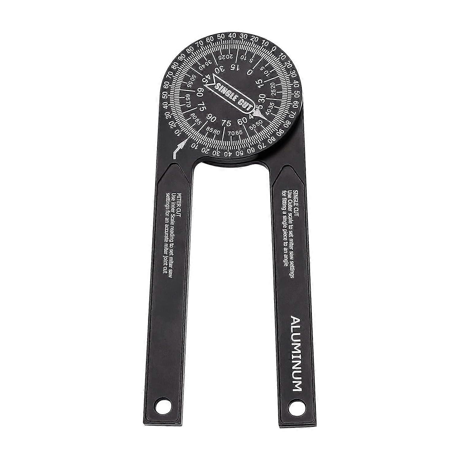 Miter Saw Angle Protractor, 7 Inch Aluminum Angle Finder Tool, Engineering 360  