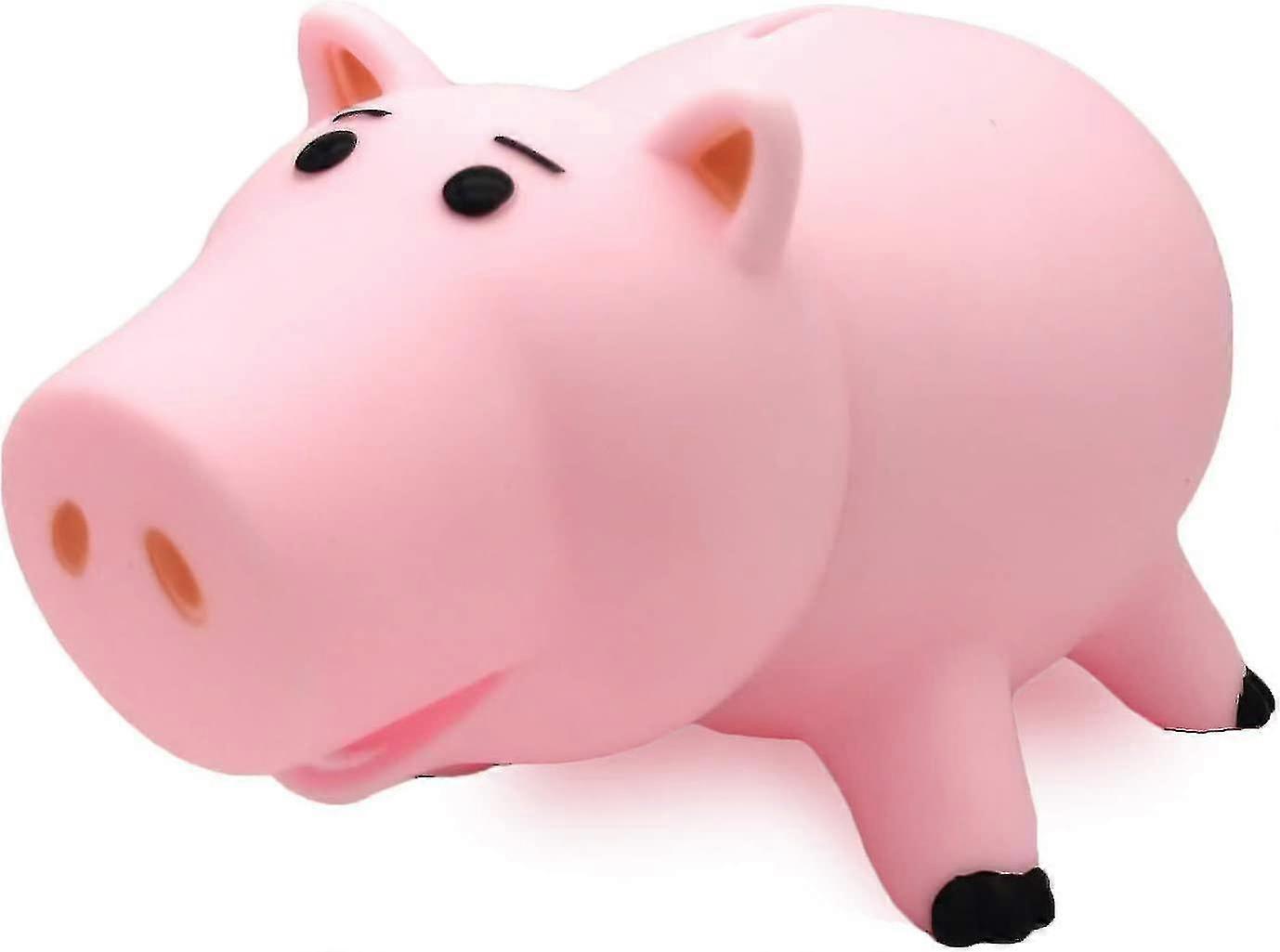 Cute Pink Pig Money Box Plastic Saving Coin Box