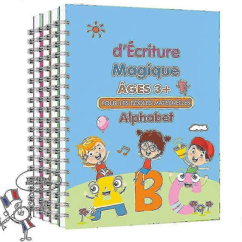 3d Γαλλική Groove Μαγική Πρακτική Copybook Παιδικό Βιβλίο Εκμάθηση Αριθμοί Επιστολές Καλλιγραφία Γραφή Άσκηση Βιβλία Δώρο