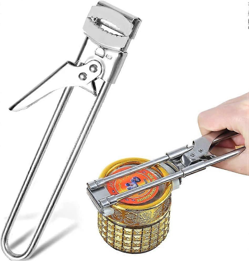 Can Opener For Elderly Hands,adjustable Jar Opener Universal Jar Opener Manual Jar Bottle Opener Stainless Steel