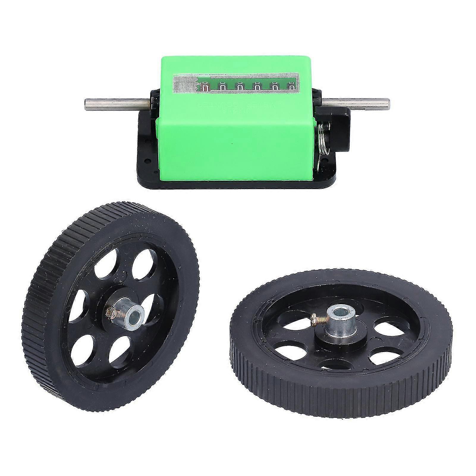 Jm316 Mechanischer Längenzähler 6-stelliger rollender Meter, Bereich: 0-99.999,9 Meter
