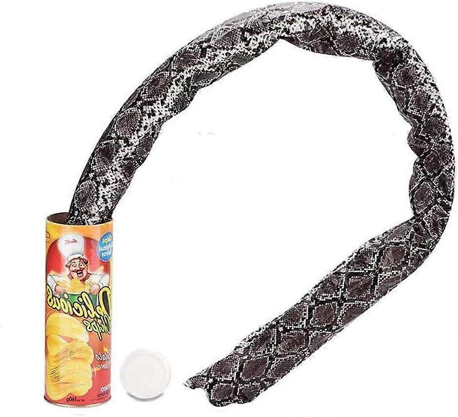 Canned Potato Chip Snake Tricky Toy Pranks Magic Props Funny Scream Box Bouncing Snakes for April Fools Day and Halloween Party