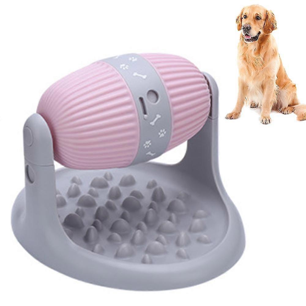 Dog and Cat Food Puzzle Toy Snacks Boring Dispensing Slow Feeder - Smart Feeding and Height Adjustable Anxiety IQ Training for Small to Medium Dogs Pi
