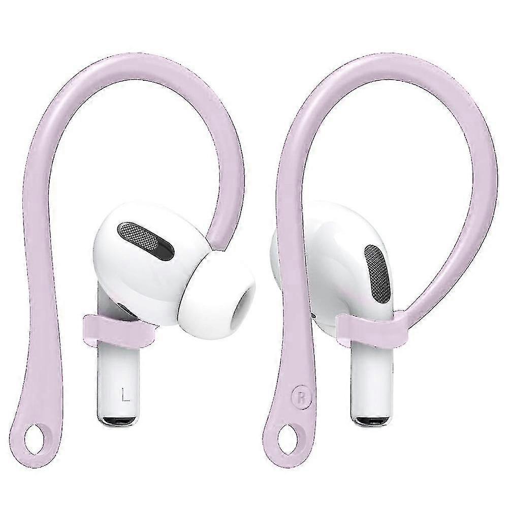 2 Pair Ear Hooks Designed For Apple Airpods, Designed For Airpods Pro Purple