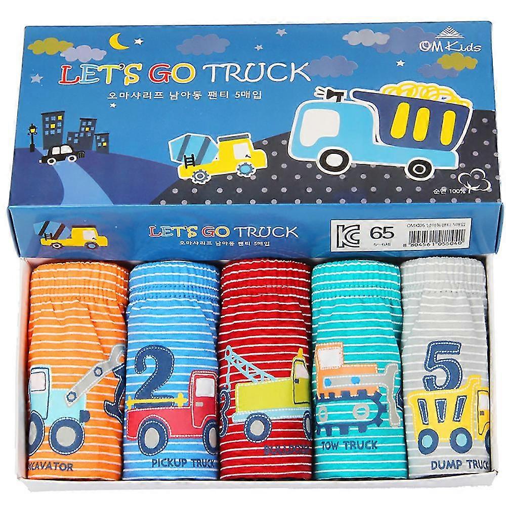 5kpl/setti Pojat Lapset Knickers alushousut Sarjakuva pikkuhousut Mukavat alushousut
