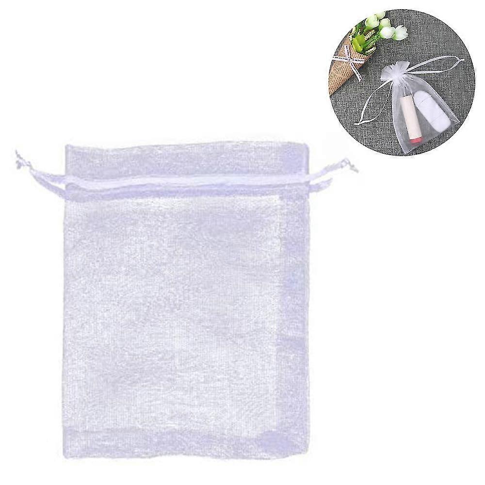 100pcs Bead Bag Drawstring Gift Bag , Candy Mesh Drawstring Bags