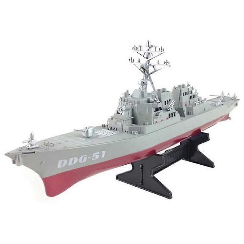 Guided Missile Destroyer Static Toys with Display Stand Warship DIY Educational Toys Hobbies Childr