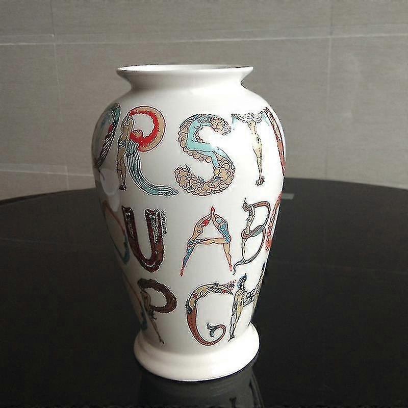 السيراميك رسالة إبداعية مزهرية ديكور المنزل الحلي غرفة المعيشة لينة تزيين زهرة مجفف زهرة ترتيب الحرف اليدوية