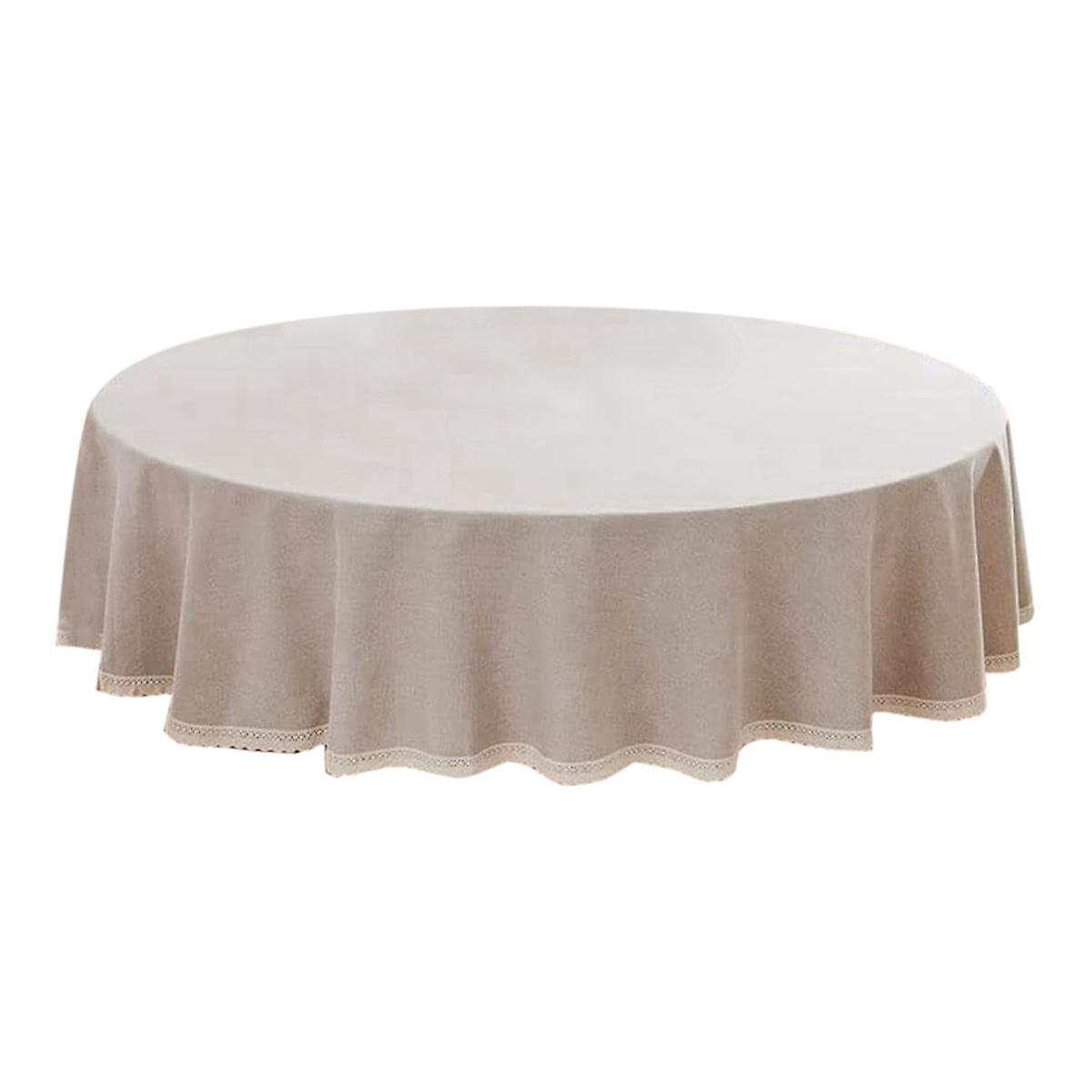 Lace Round Tablecloth - Stain, Splash, Oil and Fabric Tablecloth,Washable Decorative Kitchen Tablec