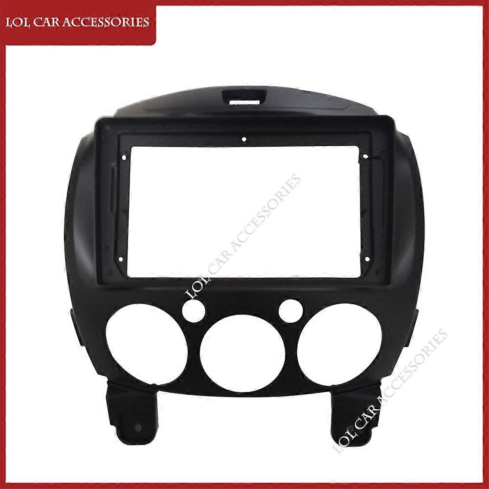 9 Inch Car Radio Fascia For Mazda 2 MAZDA2 2007--2013 Android MP5 GPS Player Installation 2Din Head Unit Stereo Dash Panel Frame