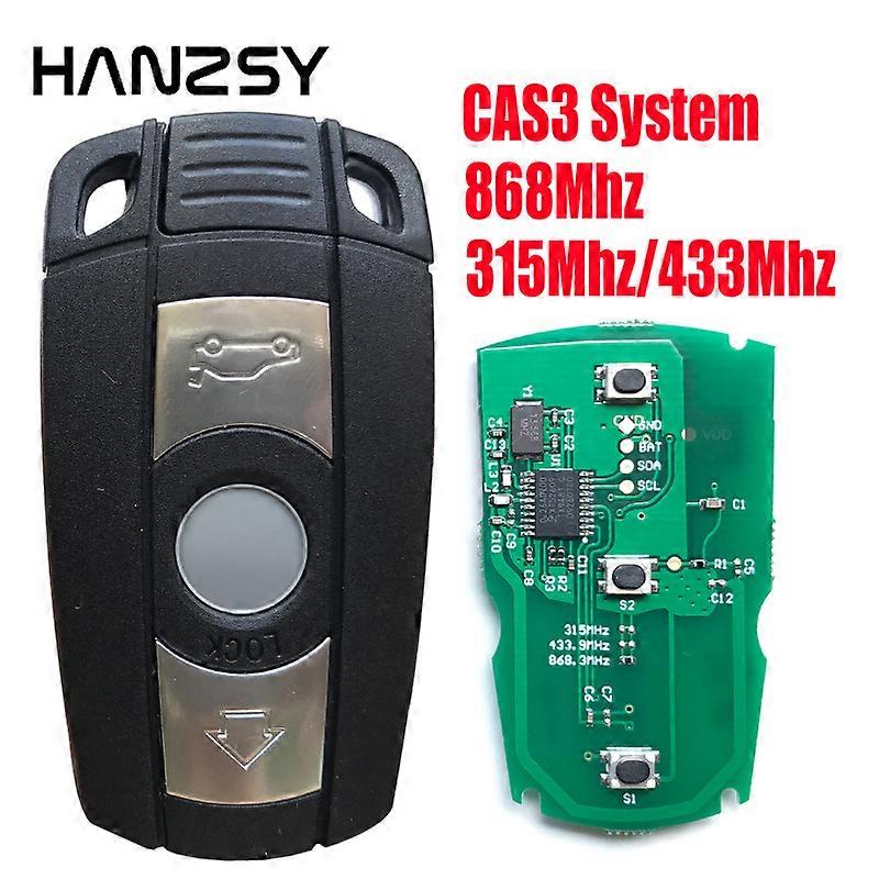 3 buttons Smart key For BMW E90 E92 E60 E87 E70 E71 E61 For BMW 1 3 5 7 Series Z4 X5 X6 Remote key PCF7953 868Mhz/315Mhz/433Mhz