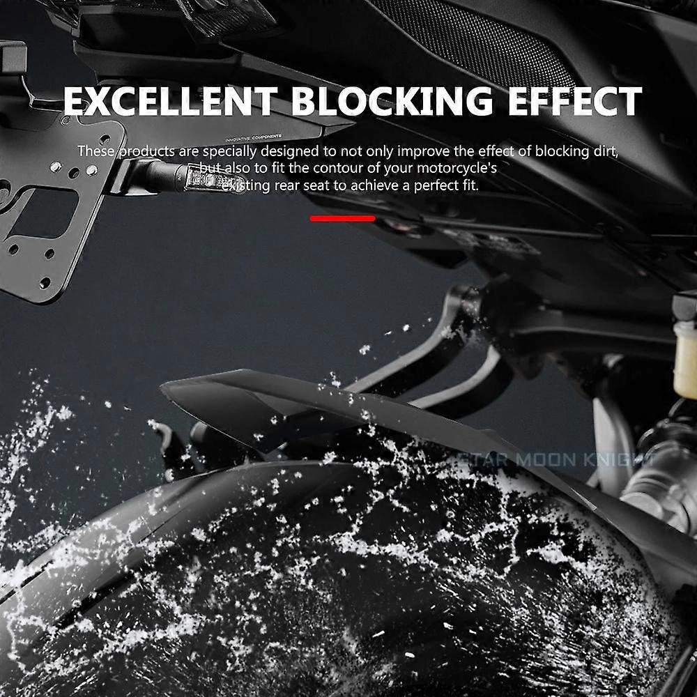 CosmoMotoAccessories Rear Fender Extender Hugger For Yamaha MT09, Tracer, FZ09, FJ09 – Silver Aluminum