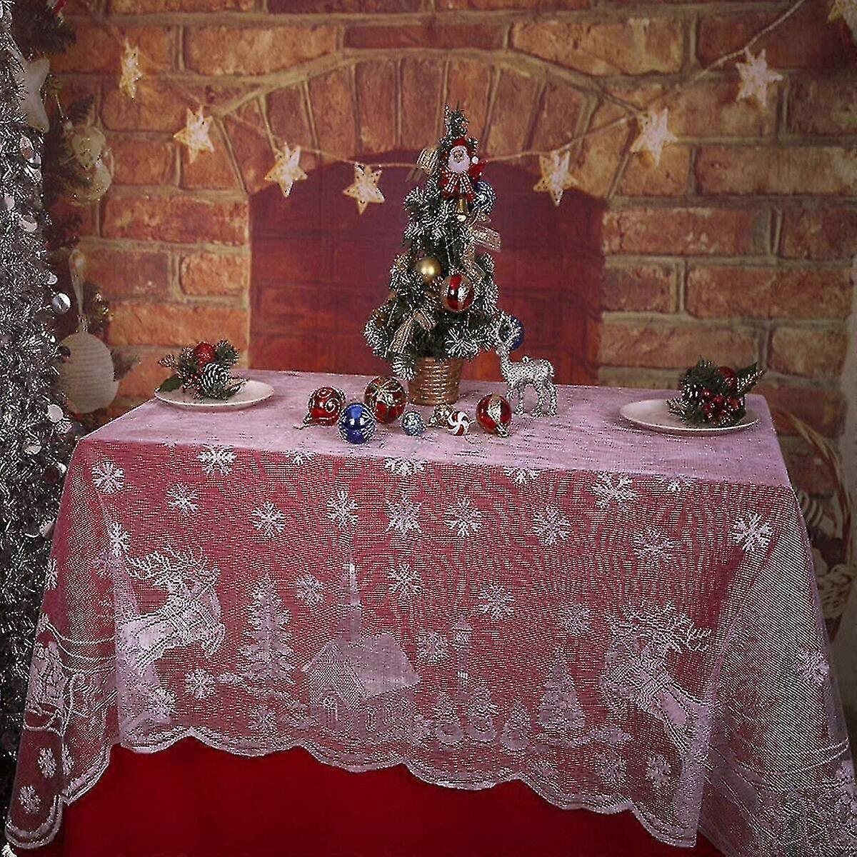 Christmas Lace Tablecloth (rectangle)