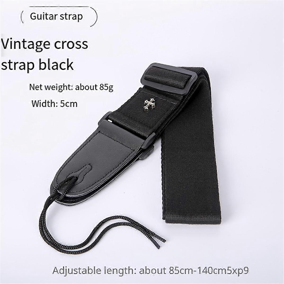 Svart Gitarrrem Folk Akustisk Gitarr Elgitarr Elbas Ukulele-rem