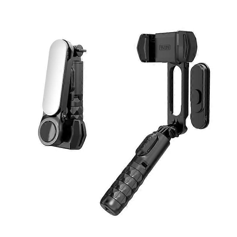 Smartphone Handheld Gimbal with Fill light Bluetooth Stabilizer Tripod selfie Stick Folding Gimbal for Xiaomi iPhone Samsung
