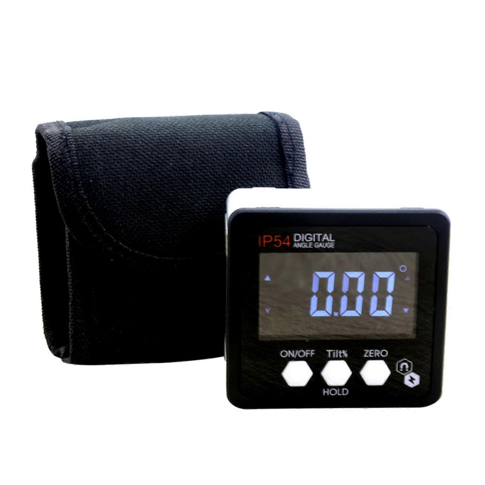 Digital Angle Gauge Waterproof Protractor Inclinometer Bevel Box Test Compact-