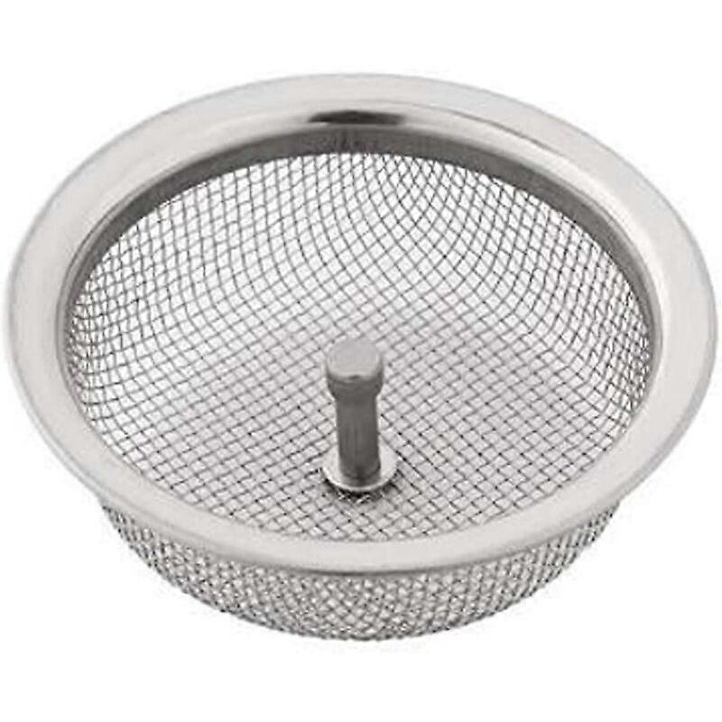 Stainless Steel Anti-Clog and Anti-Clog Kitchen Sink Filter Sink, Large Diameter 8.3cm
