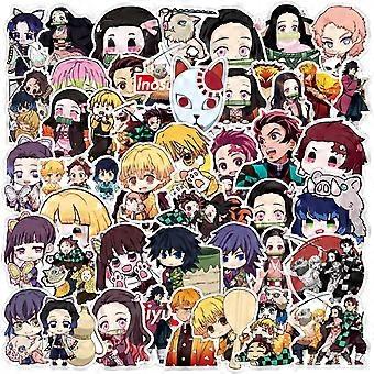 50 Adesivi Estetici Anime In Vinile, Impermeabili, Per Laptop E Bottiglie, Confezione Assortita, 3.8-5.8 Cm