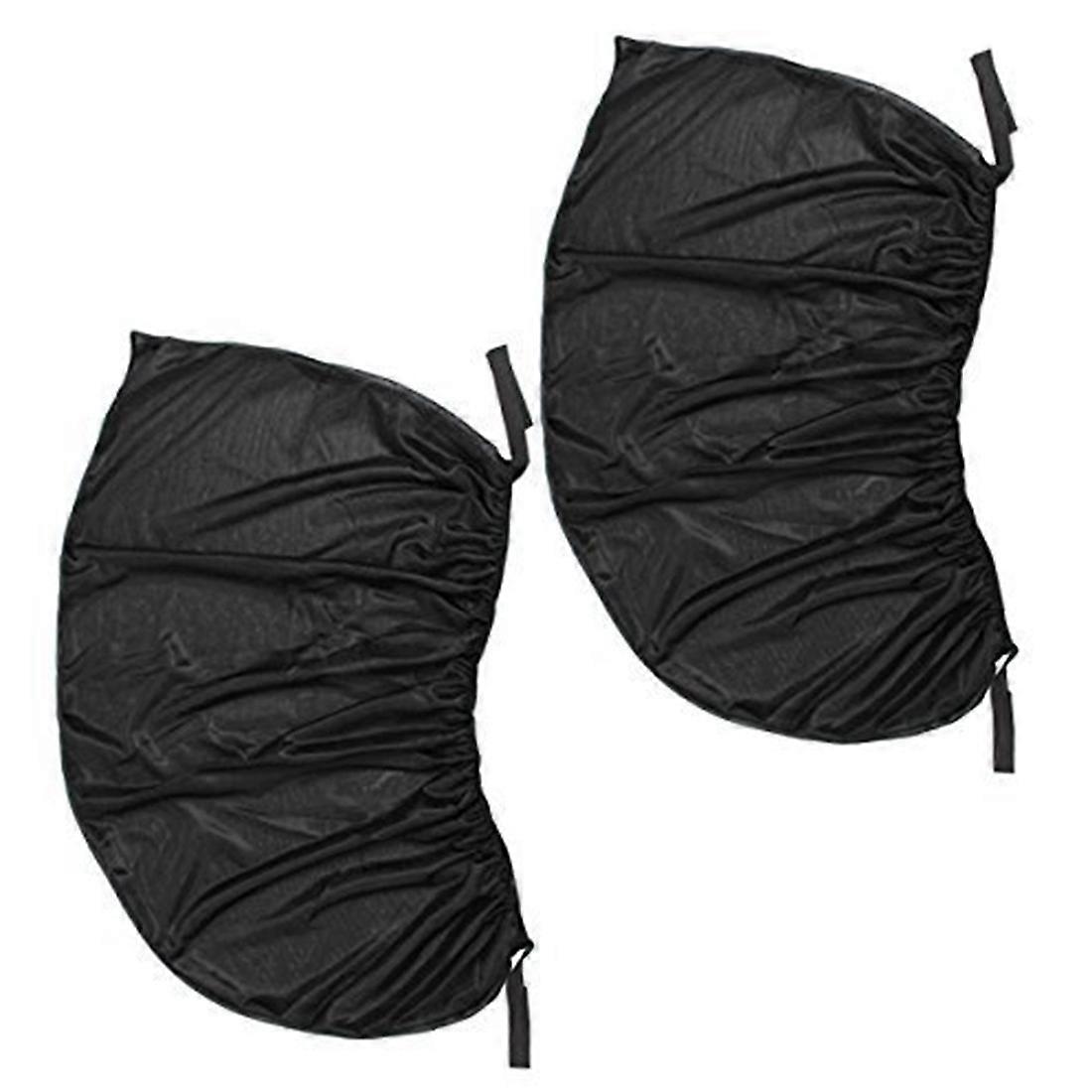 2 PCS Car Shade Block Sun Block Window Gauze Shading Net