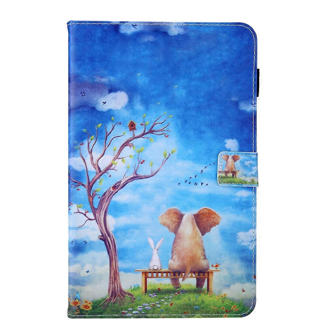 For Galaxy Tab S5e 10.5 T720 / T725 Colored Drawing PU Leather Case