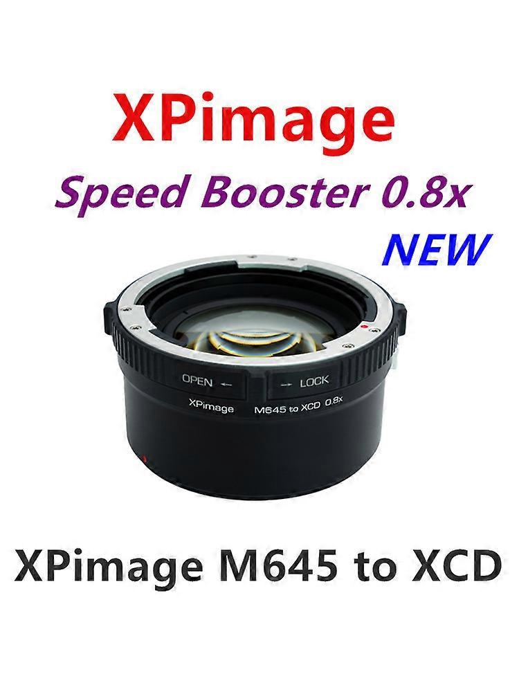 XPIMAGE Focal Reducer Optics Adapter Put Mamiya645 Lens to Hasselblad XCD Mount 100S 50S2 M645-XCD 0.8x Adapter Speed Booster0.8