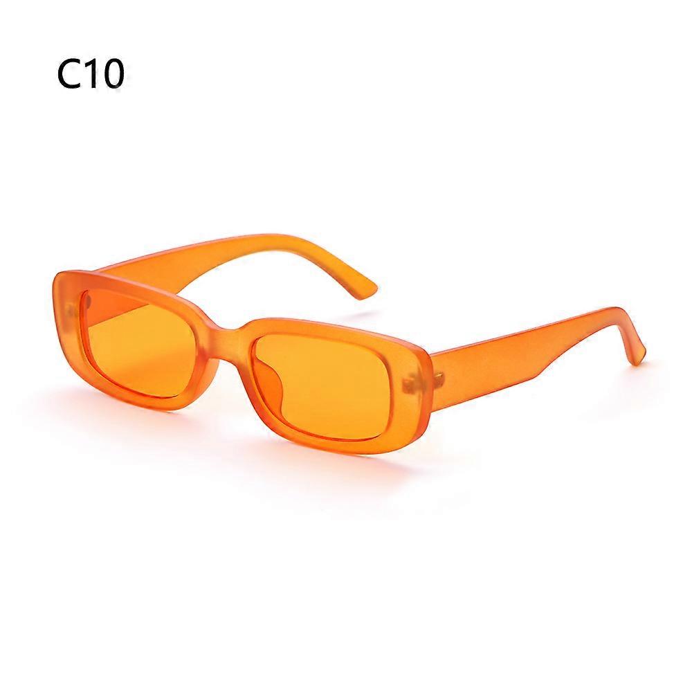 2021 Retro Square Sun Glasses Luxury Travel Small Rectangle Sunglasses Men Women Vintage UV 400 Protection Beach Eyeglasses