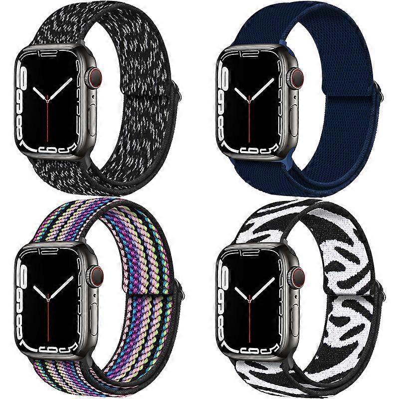 Compatible with Iwatch Bands, Stretchy Nylon Solo Loop Bands for Apple Watch