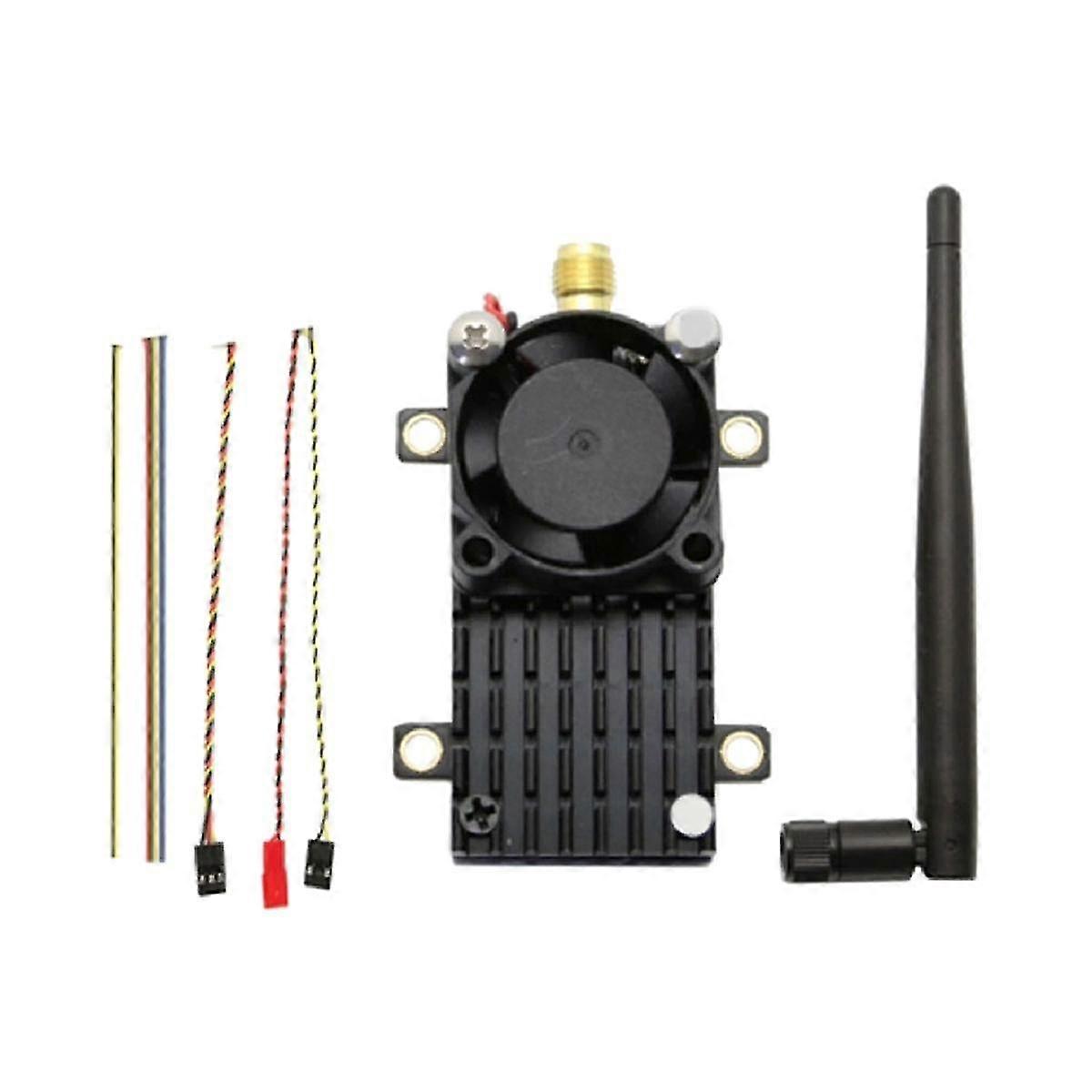 20km Range 5.8ghz 2w Fpv Wireless Image Transmission Video Transmitter Ts582000 5.8g 8ch Video Av A