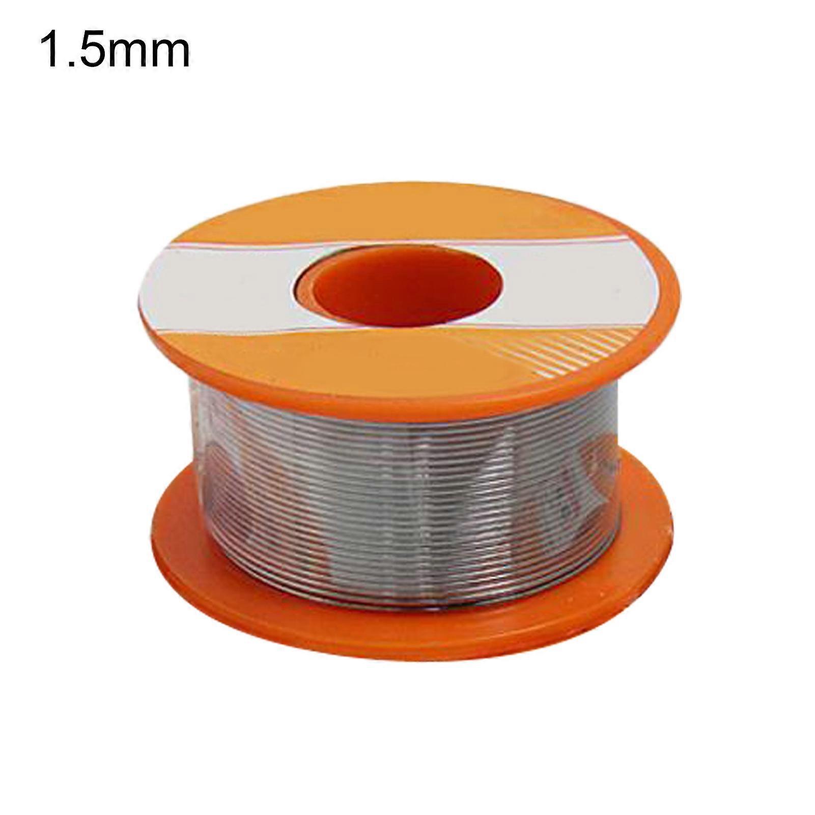 100g 0.5-1.5mm Rosin Core Cleaning-free Low Melting Point High Purity Versatile Roll Tapping Solder Tin Wire for Circuit Boards JIKAIX