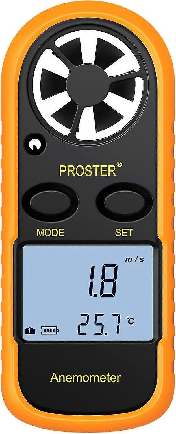 LCD Anemometer - Wind Speed Meter with Backlight