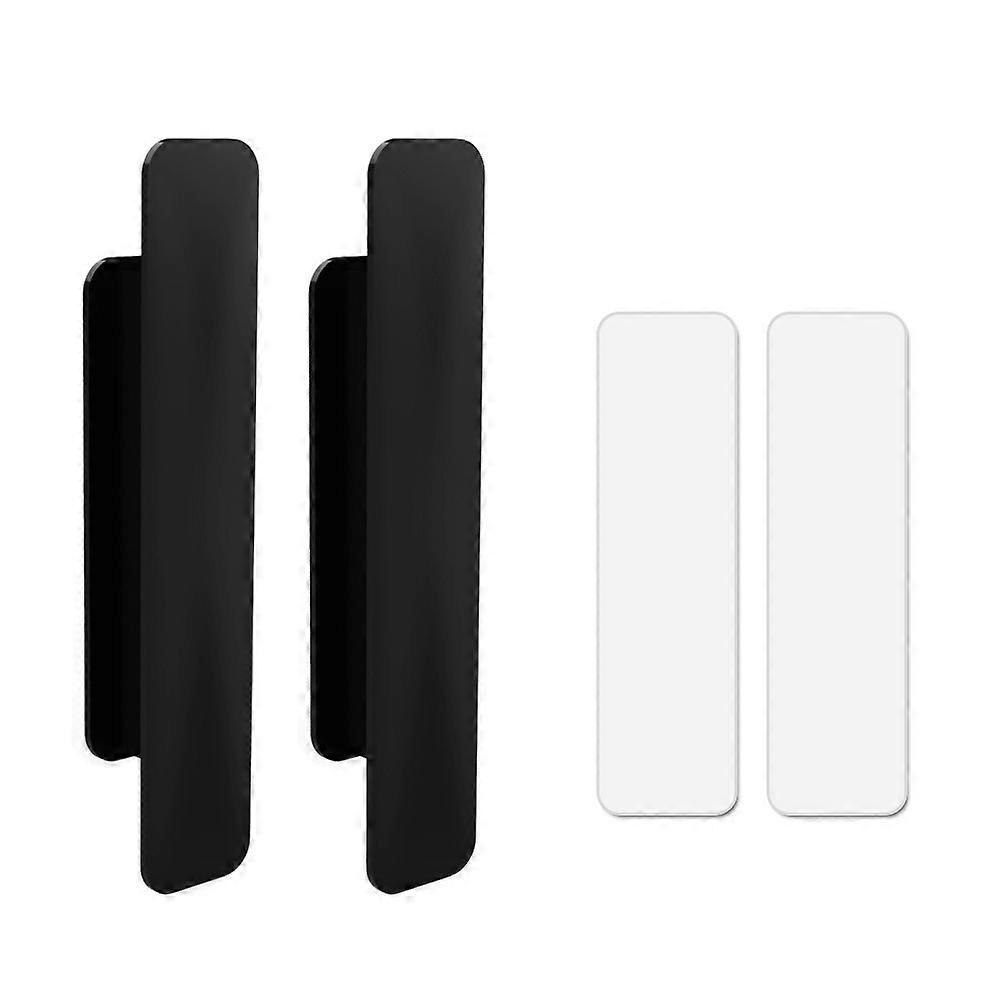 2pcs Self Adhesive Handle Home Rectangular Handle  Multi-purpose Glass Door Window Sliding Door Push-pull Auxiliary Door Handle