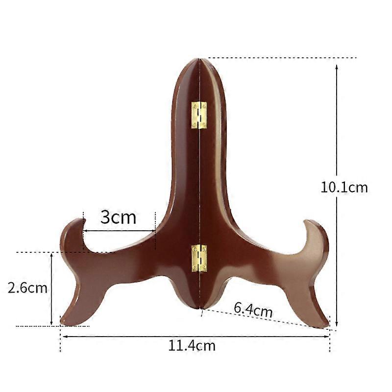 1PC Multi Size Vintage Wooden Display Stand Disc Rack Bracket DIY Craft Decorative Painting Base Home Desktop Ornaments