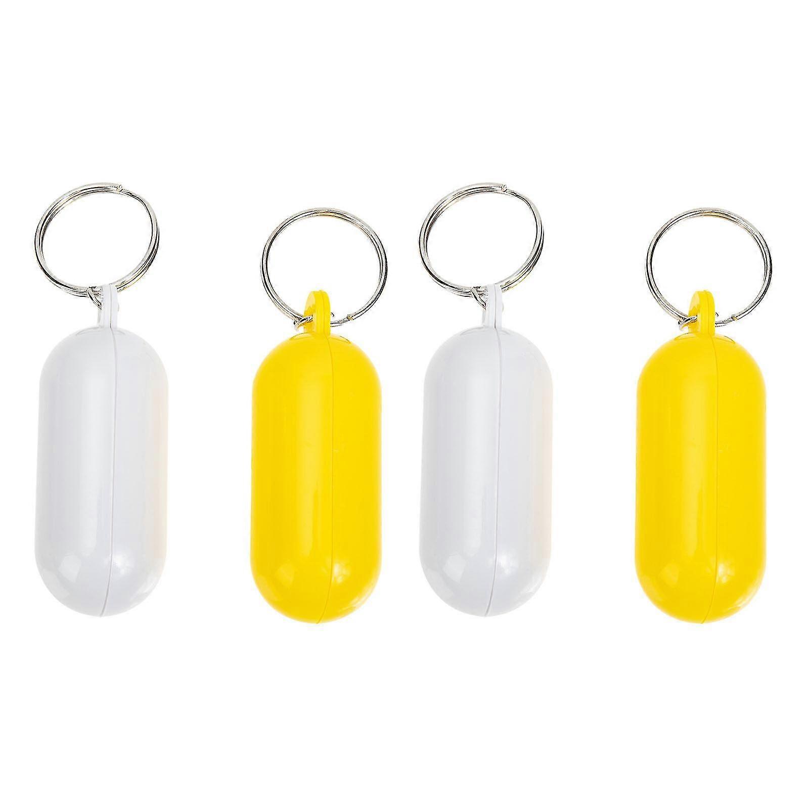 4pcs Beach Floatable Key Ring Surfing Floating Keychain Boat Keys Hanger