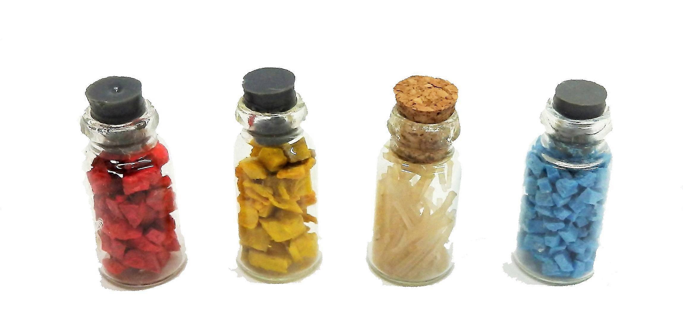 Dukkehus fuldt udstyret køkken Opbevaringskrukker Sæt C Accessoire miniature