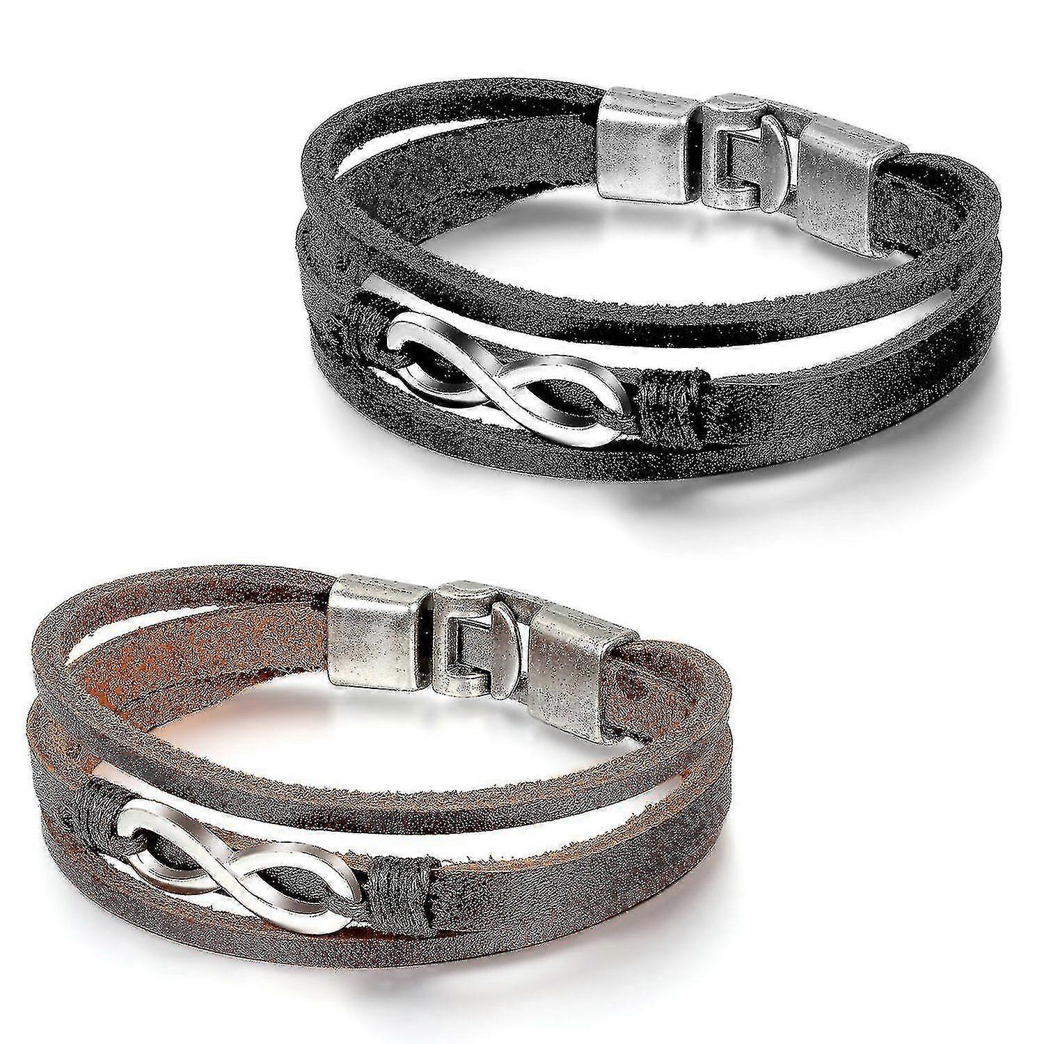 Leather Bracelet Partner Bracelet Bff Bracelet Friendship Bracelet 2 Bracelet Leather Bracelet