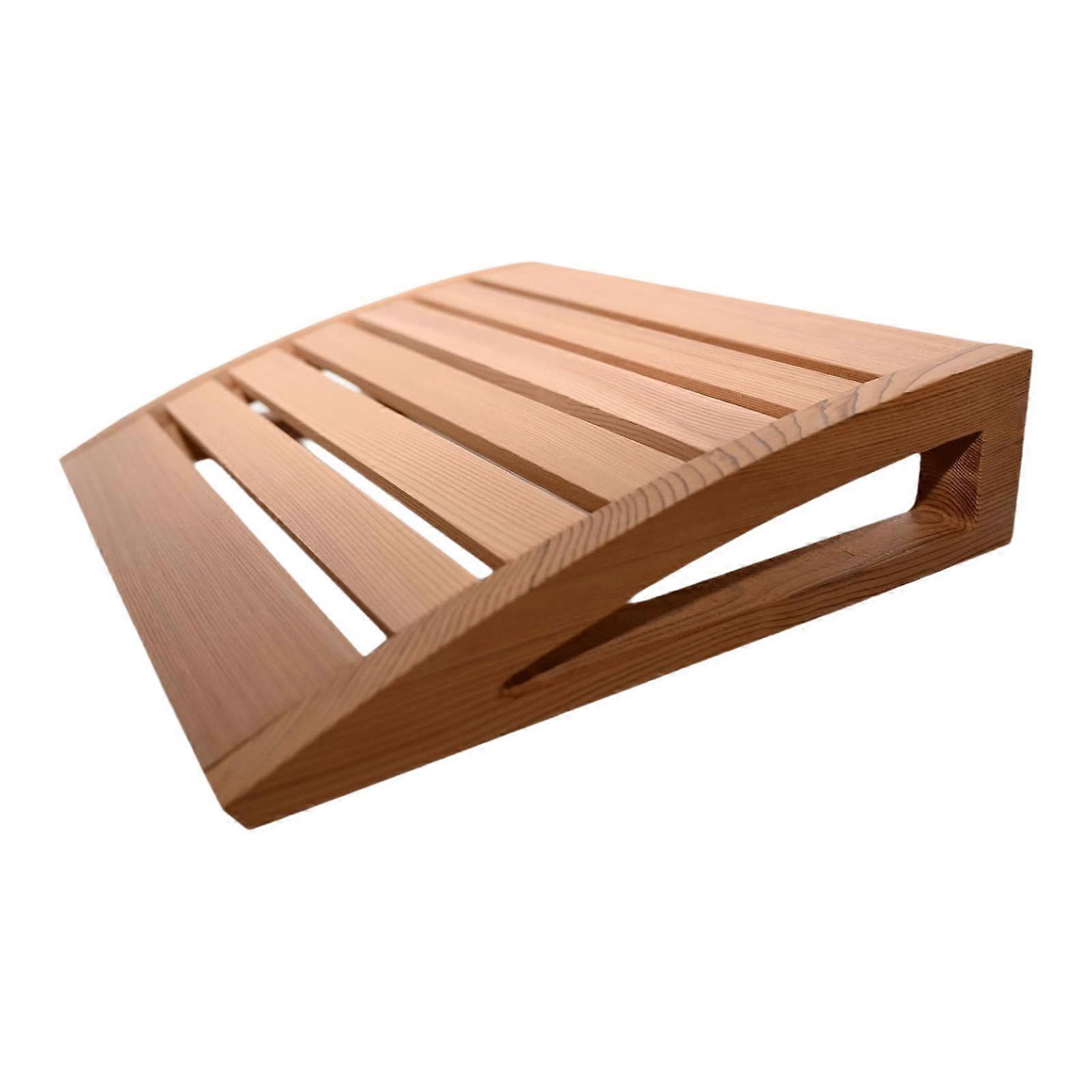 משענת ראש מעץ סאונה אביזרים לחדר אדים חדר מקלחת מקורה תמיכה בצוואר