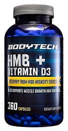 HMB + Vitamin D3 - Aids Muscle Development and Strength (360 Vegetable Capsules)