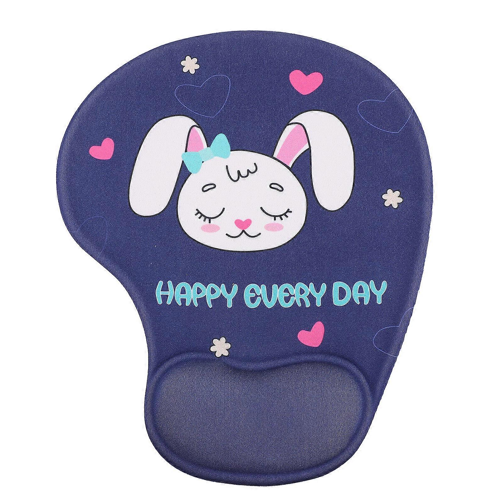 Mouse Pad Wrist Rest Thickened Comfortable Silicone Pattern Mouse Pad Accessory