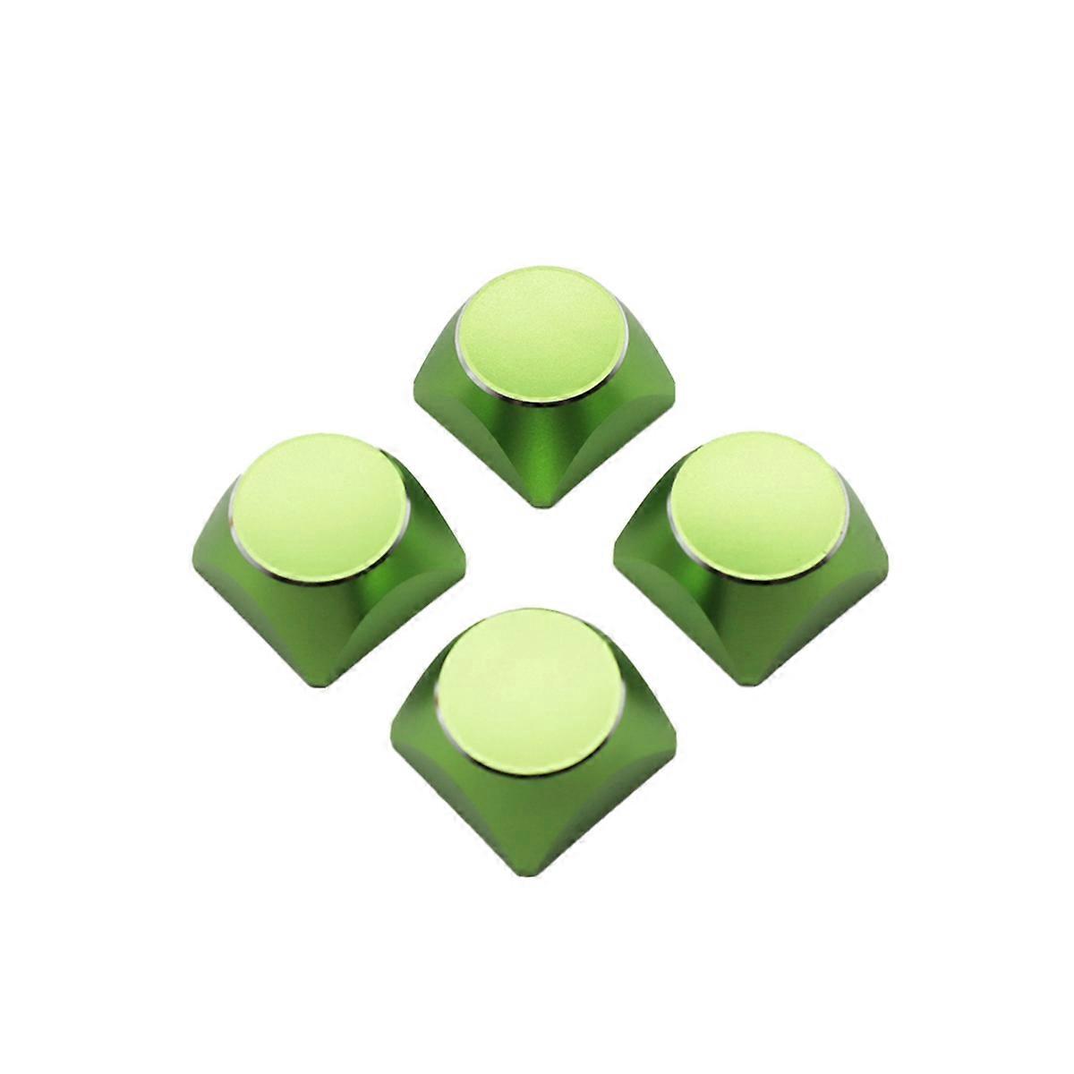 4Pcs Aluminum Alloy Metal Keyboard Cap Color Mechanical Keyboard Universal Personality for Mechanical Gaming Keyboard B