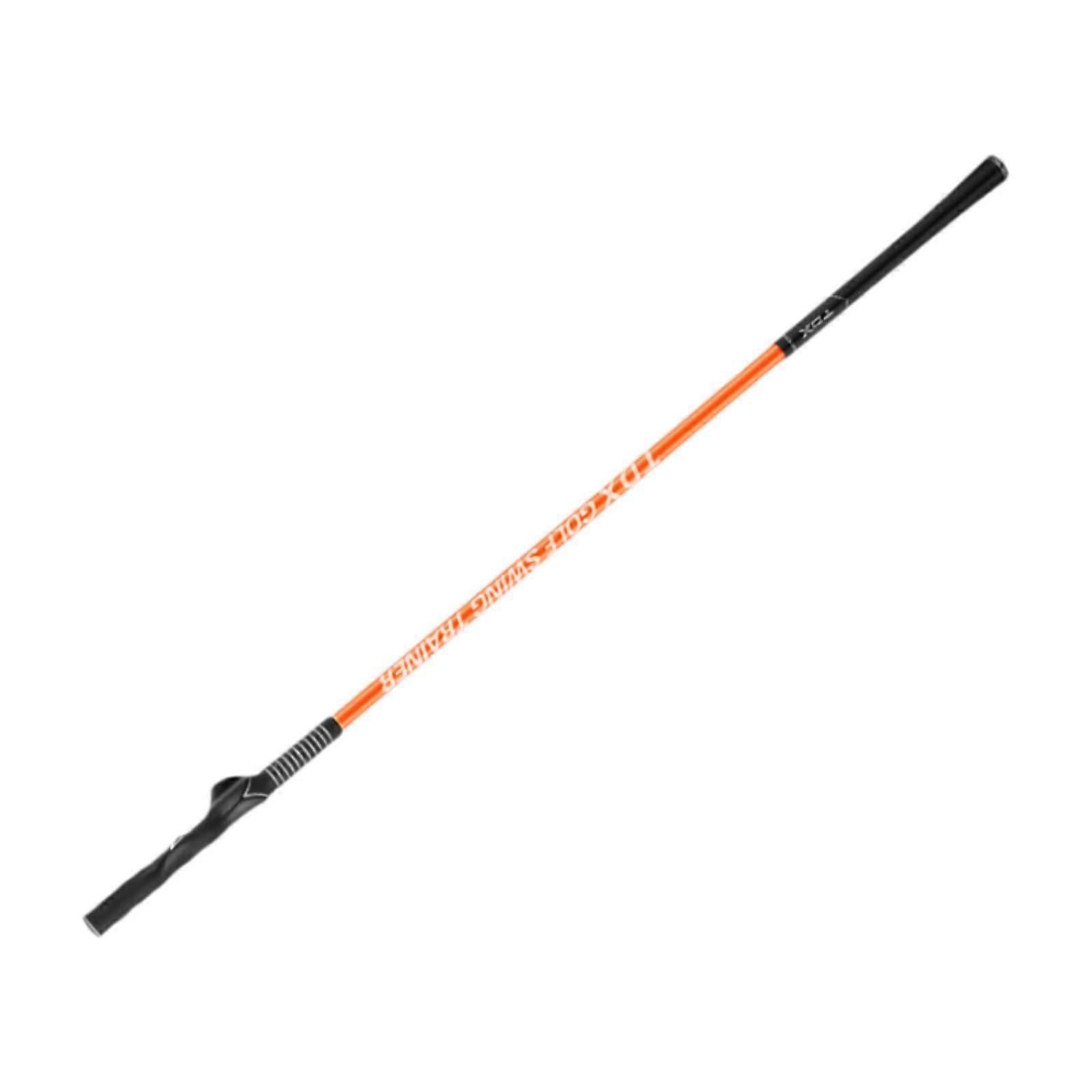 Golf Swing Trainer Adults Comfortable Warm up Stick for Speed Tempo Strength Orange