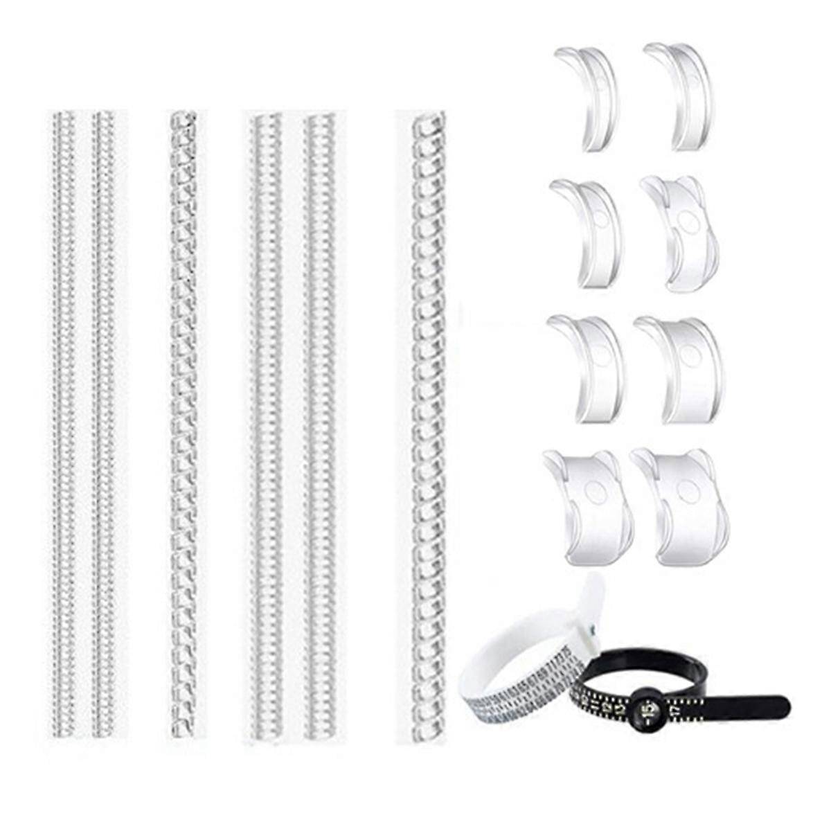 16pcs/Set for Ring Size Measuring Tool Plug-in Ring Guards Tightener