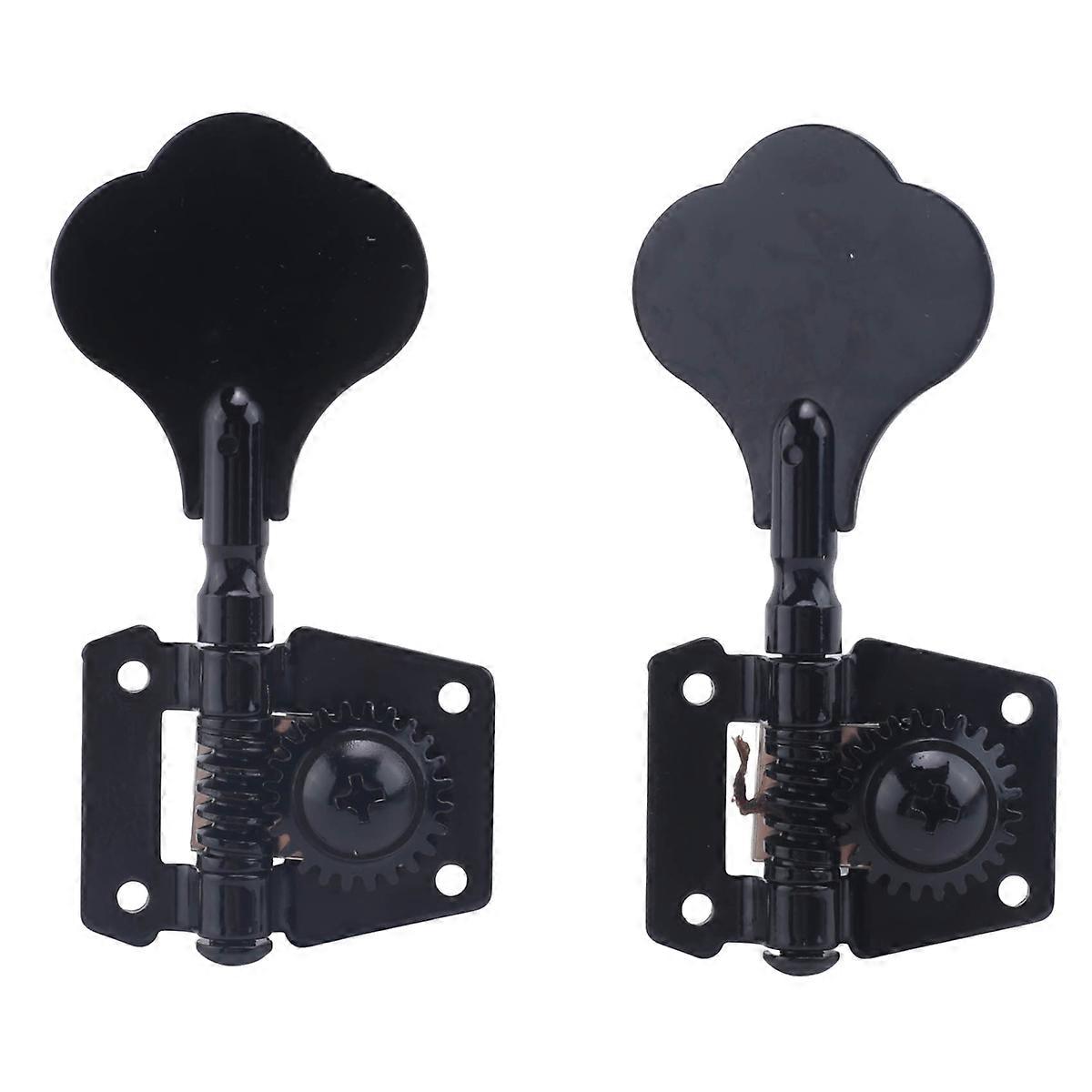 4Pcs Guitar Tuning Pegs Electric Bass Tuner Peg Guitar Open Gear Tuning Pegs Machine Heads for Guit