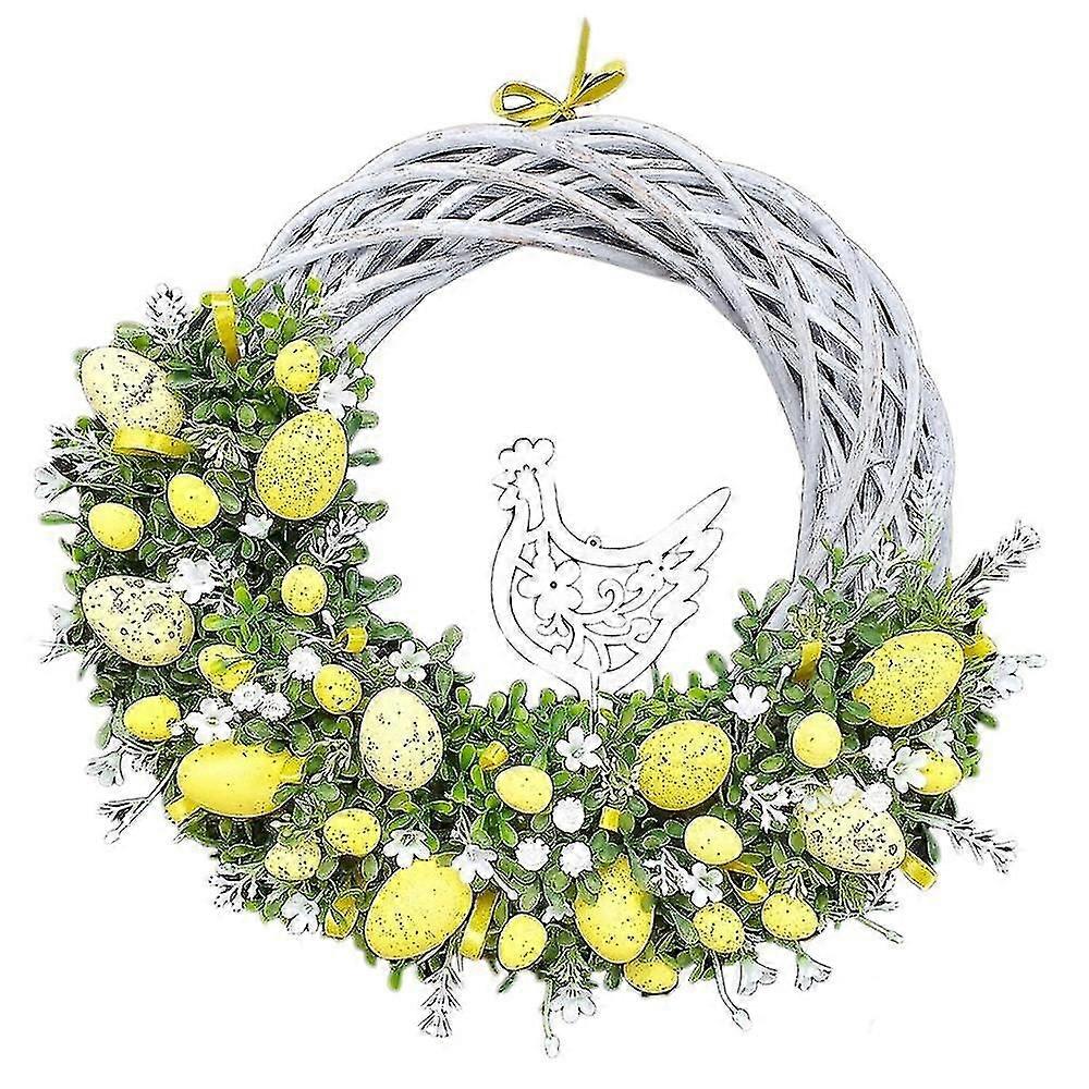 Easter Bunny Wreath Decoration Easter Wreath Front Door Decor (b)