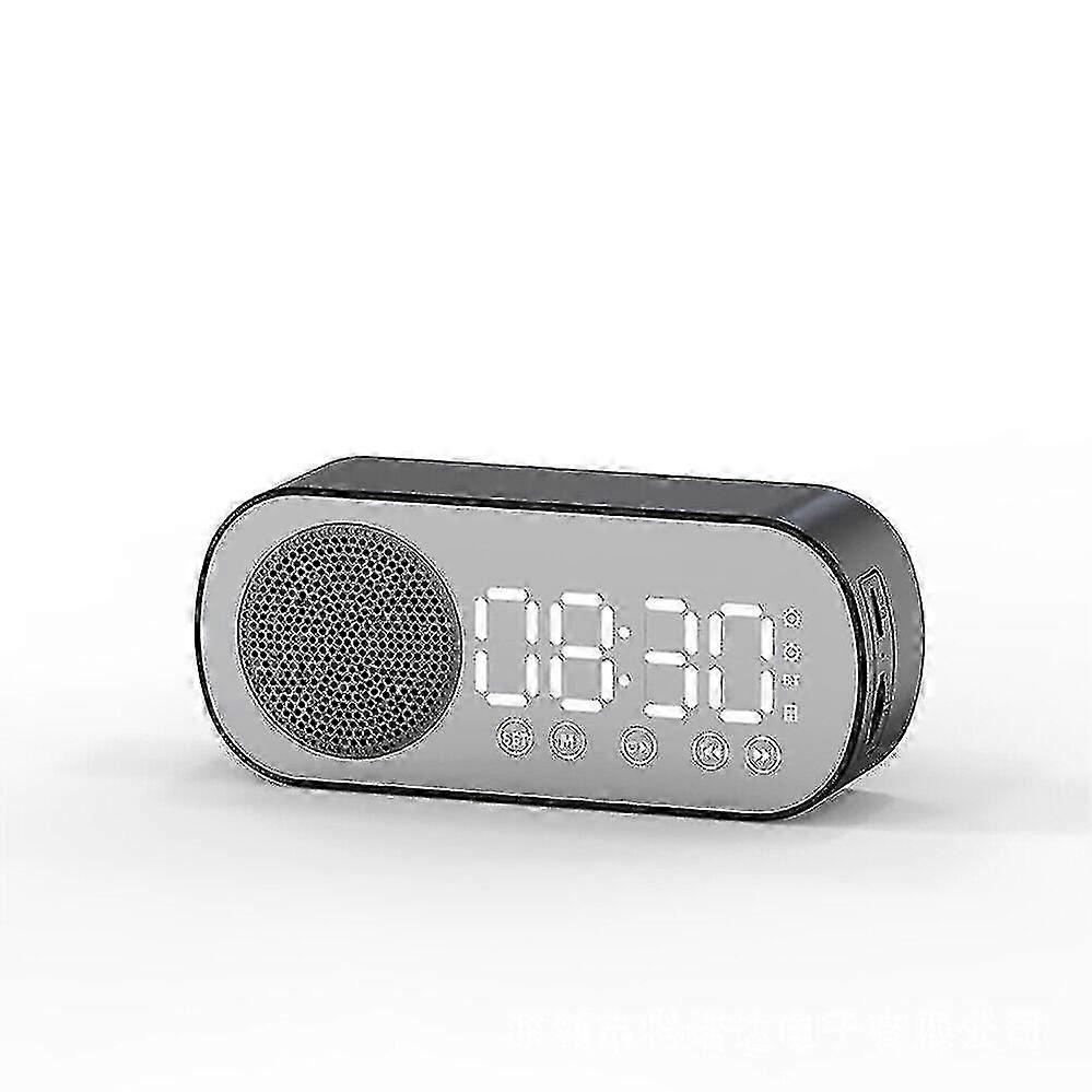 Radio Portable Fm Speaker Led Display Bluetooth Alarm Clock Digital Home Decor