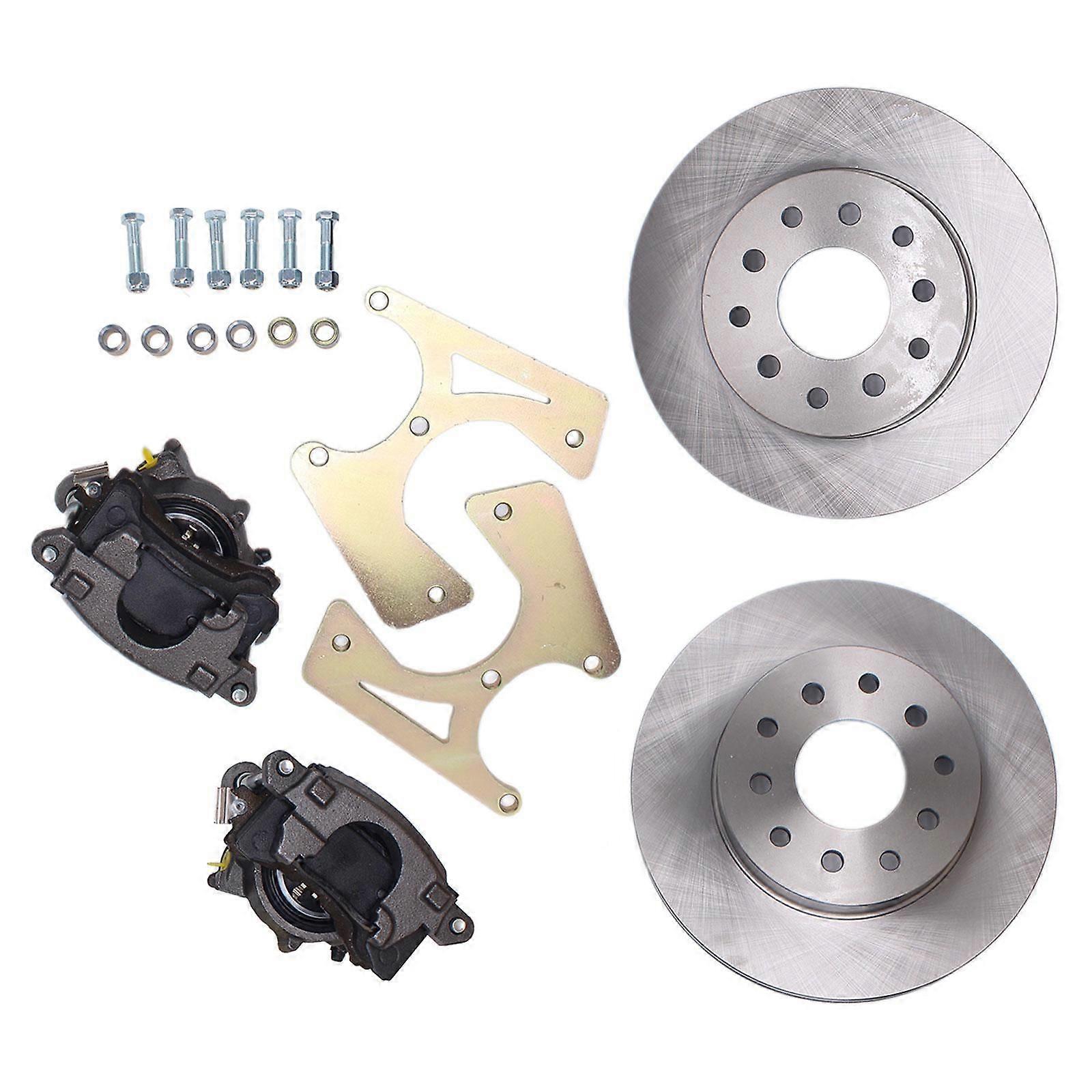Bolt on Rear Disc Brake Conversion Kit Sturdy Replacement for GM 10 12 Bolt
