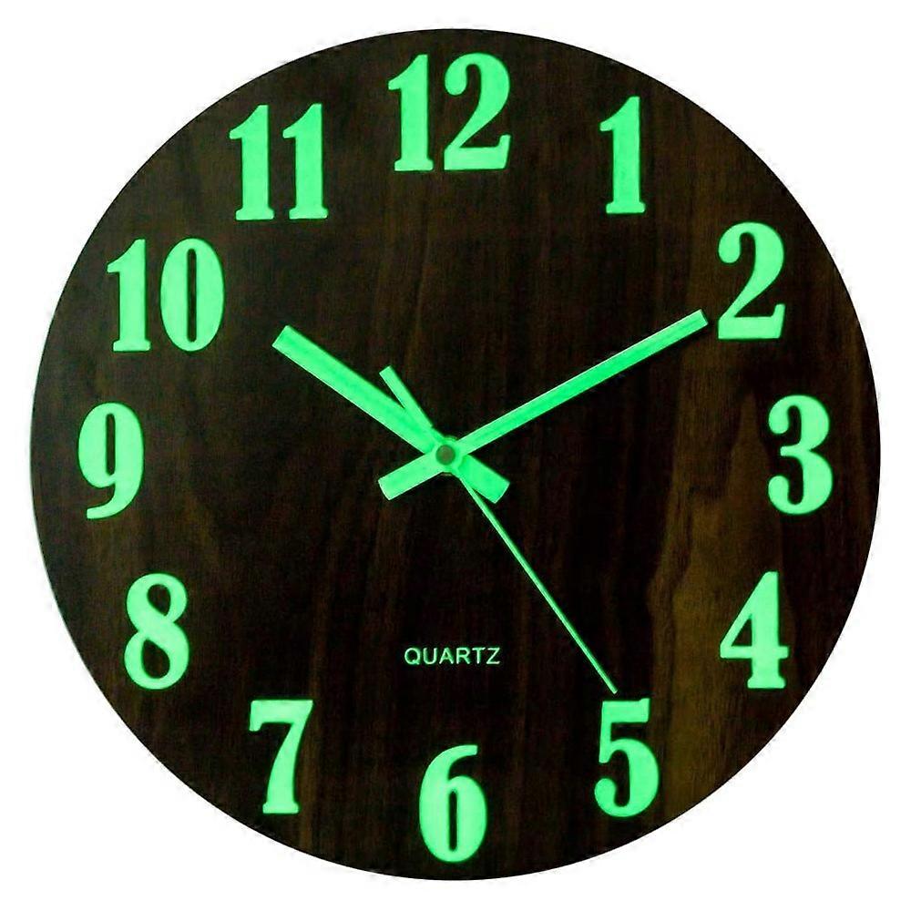 Touchmark Luminous Wall Clock, Modern Decorative Silent Wall Clock, Large Dial with 30cm