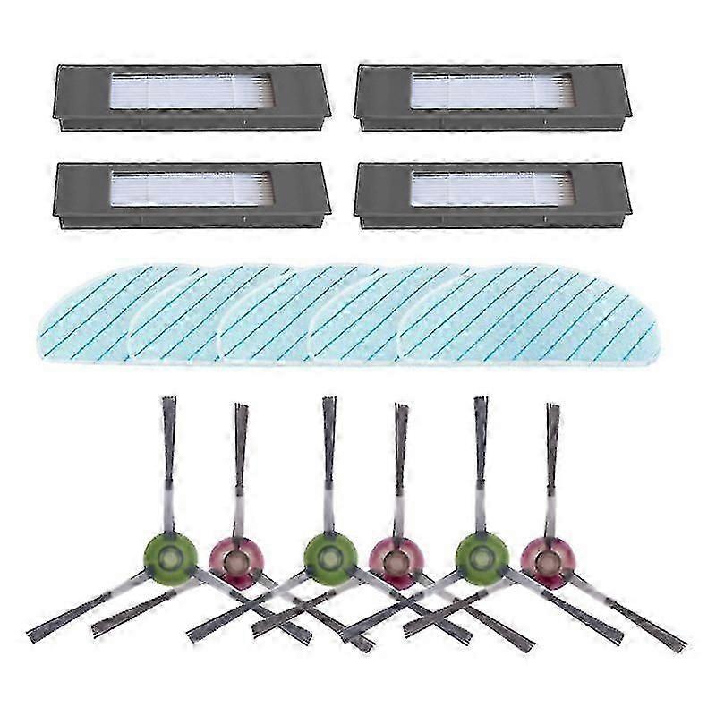 Side Brush Mopping Mop Cloth Filter For Ecovacs Deebot Ozmo T9 Aivi
