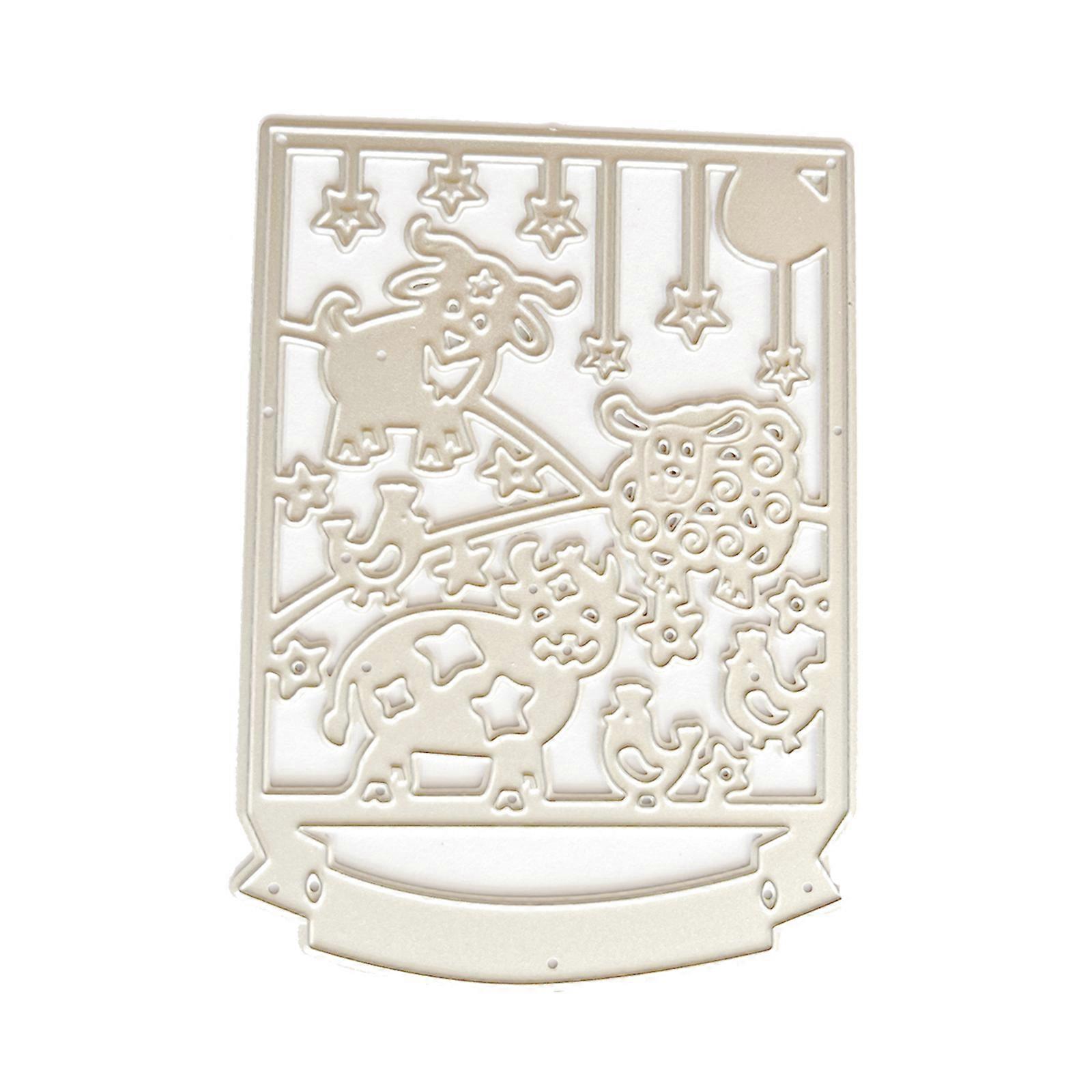 Tree Frame Metal Cutting Dies Scrapbooking Stencil Die Cuts Card Embossing DIY Photo Album Template Mold Decoration