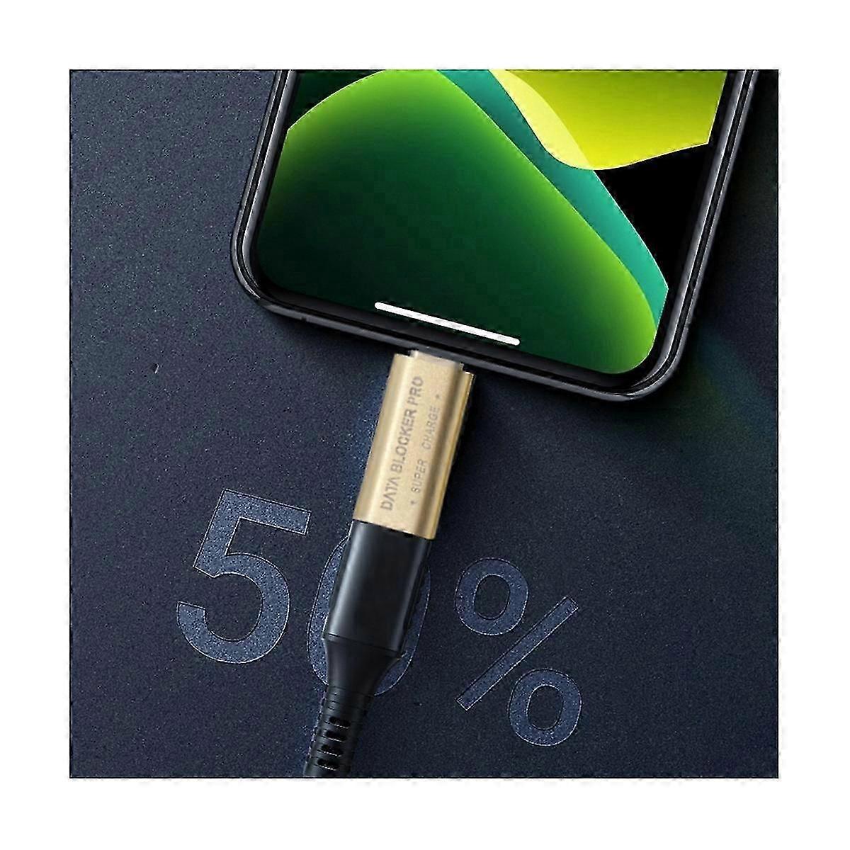 5Pcs USB Type-C Data Blocker USB C to C Data Blocker, Protect Against Juice Jacking, Support Fast C