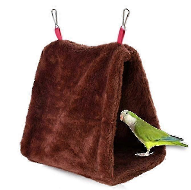 Winter Warm Plush Bird Cages Hammock Hanging Plush Cave Tent P2025011030